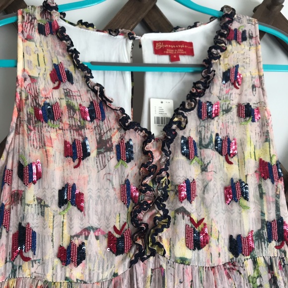 [ SOLD ]💲❗️ANTHRO tiered maxi dress - Picture 4 of 8